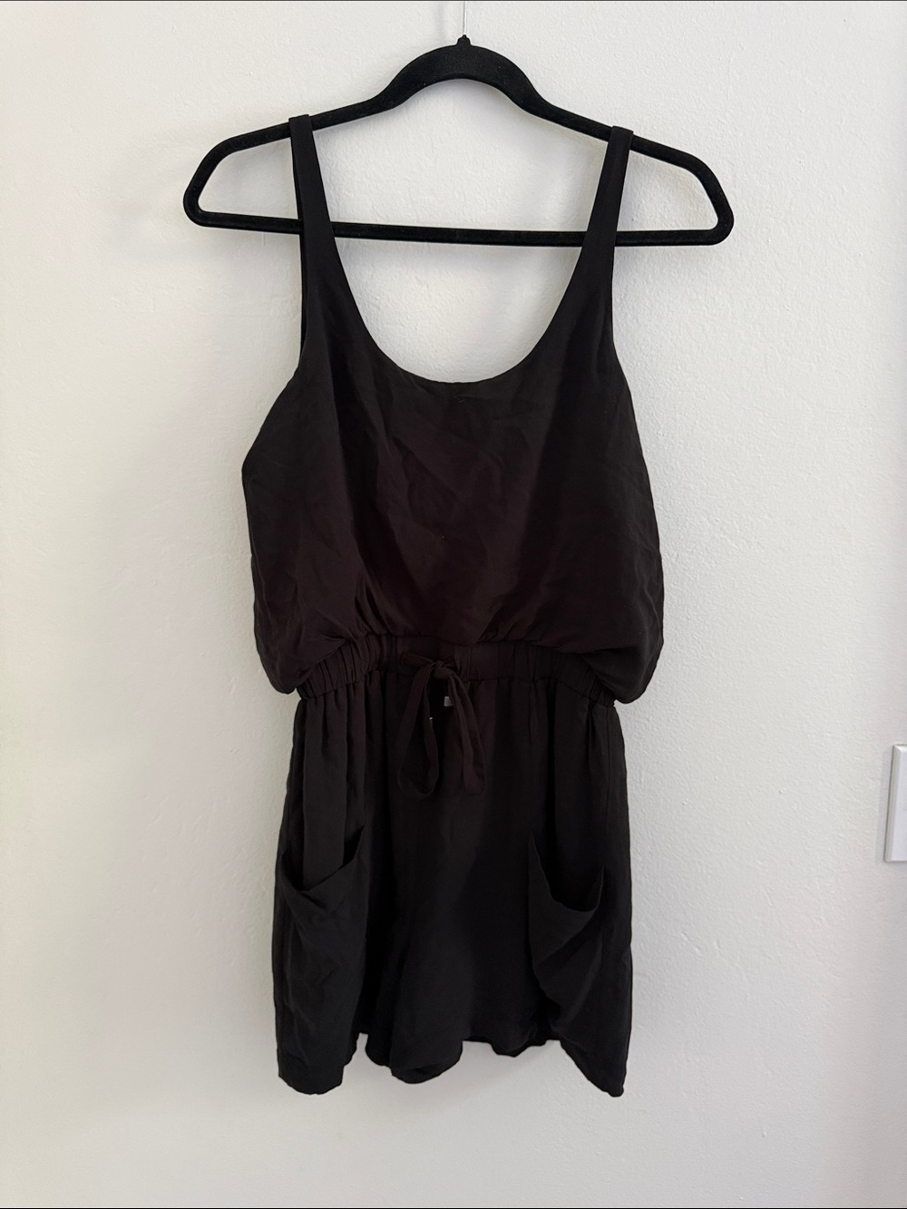 BCBGeneration Black Sleeveless Romper